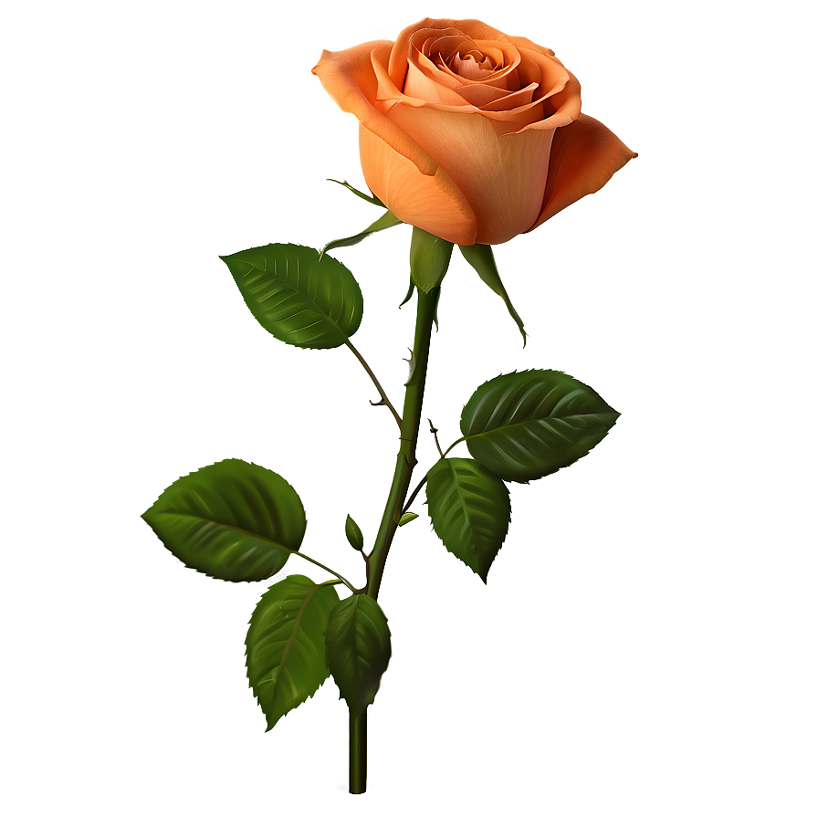 Orange Rose Png Eab