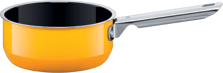 Orange Saucepan Stainless Steel Handle