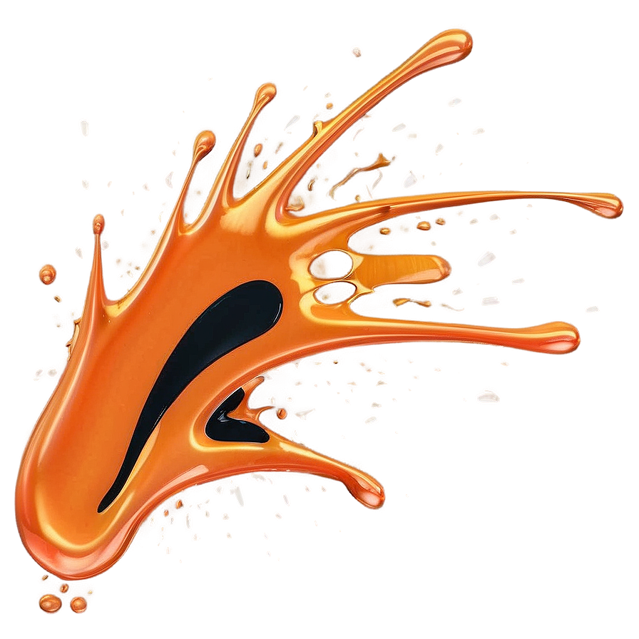 Orange Splat Png 59