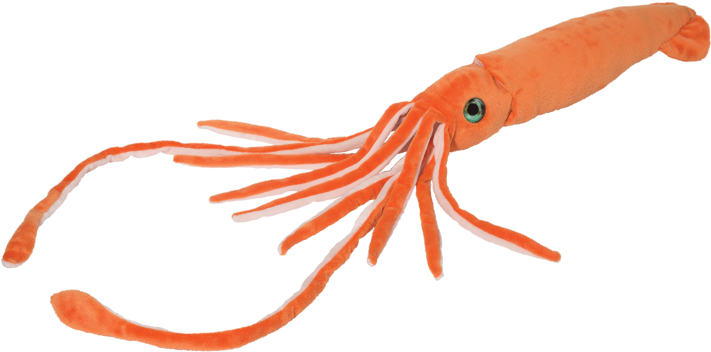 Orange Squid Plush Toy