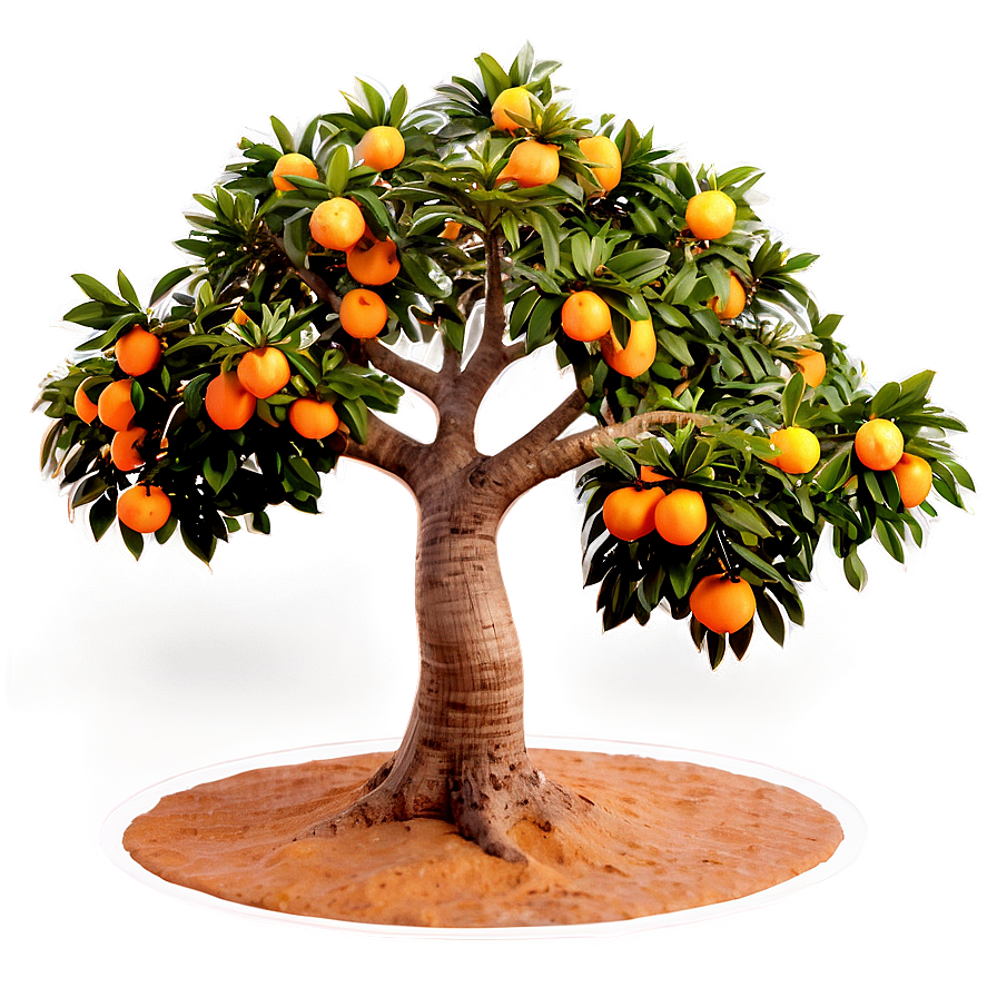 Orange Tree Sunset Png Vdf91