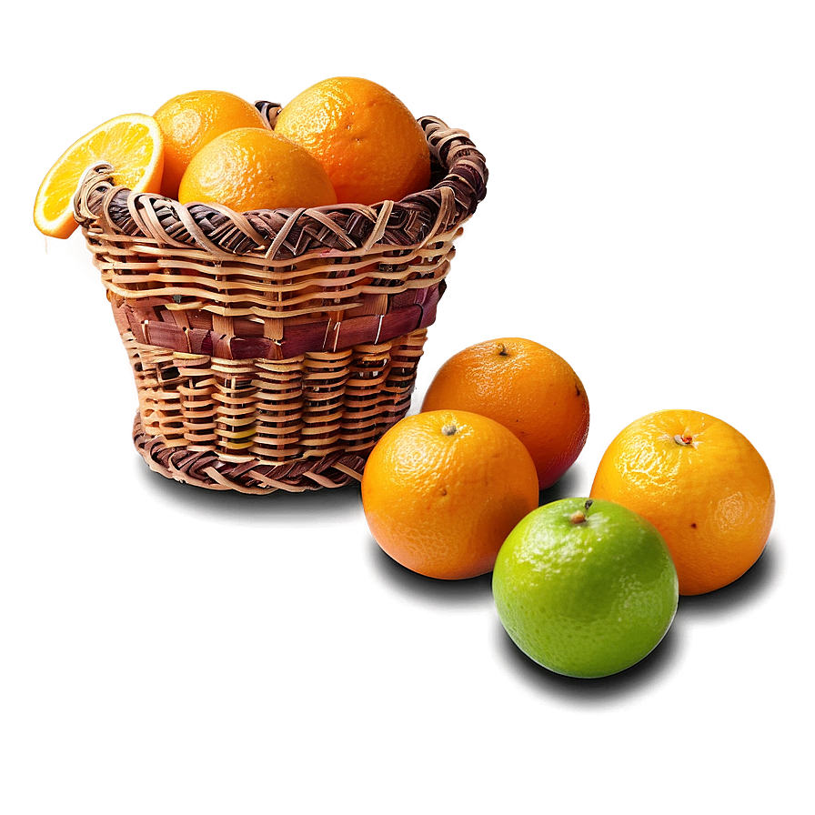 Oranges Basket Png 54