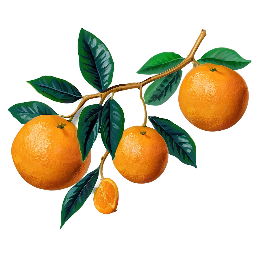 Oranges In Field Png Fcv85