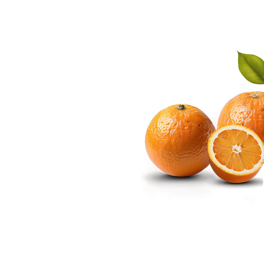 Oranges On White Background Png Bkp46