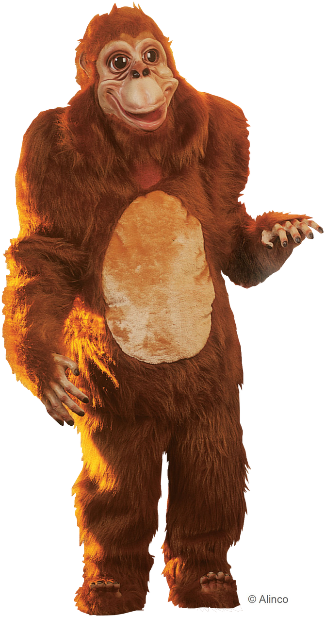 Orangutan Costume Standing Pose