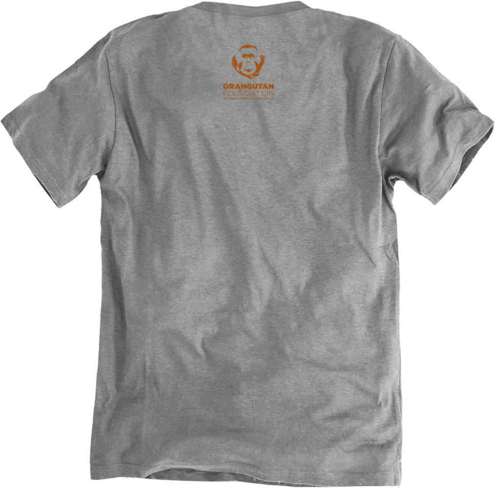 Orangutan Foundation T Shirt Back