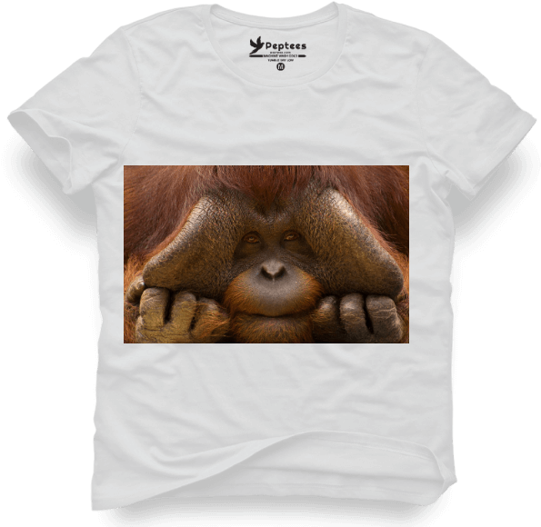 Orangutan Printed T Shirt Design