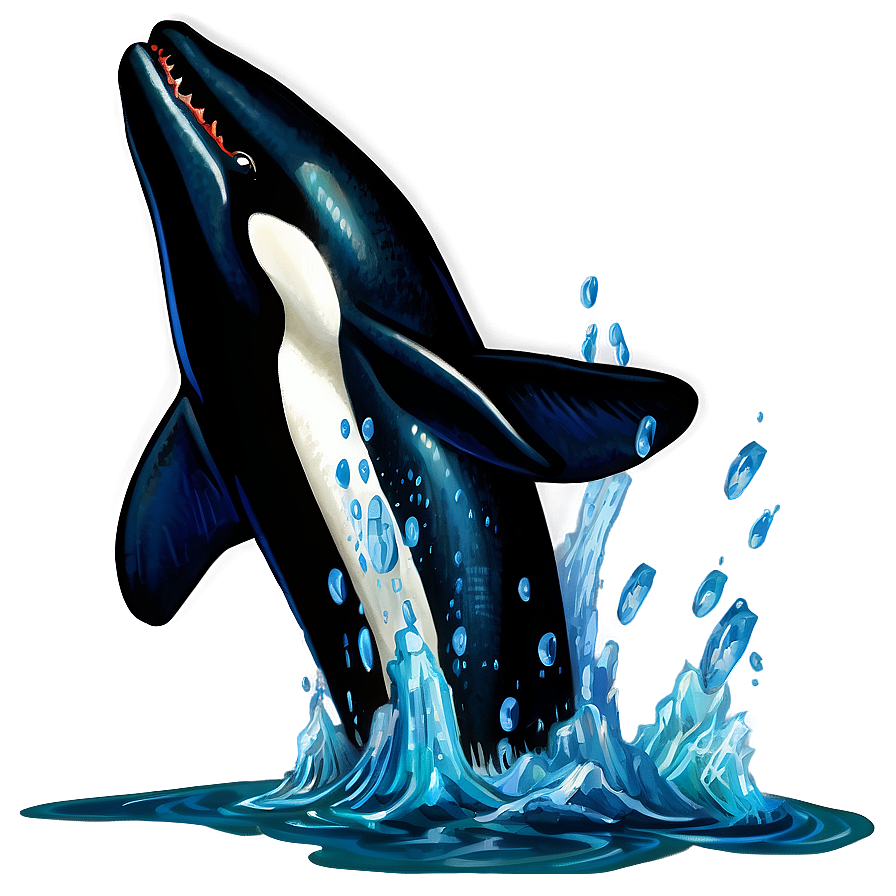 Orca Whale Illustration Png Gmh