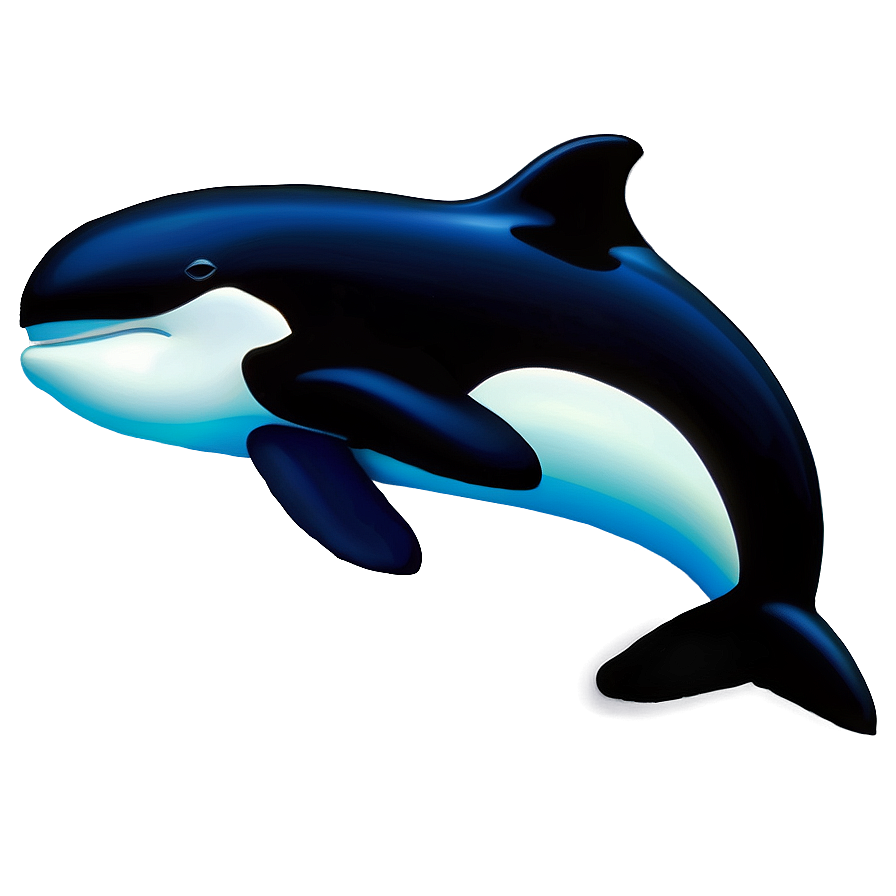 Orca Whale With Baby Png Heg