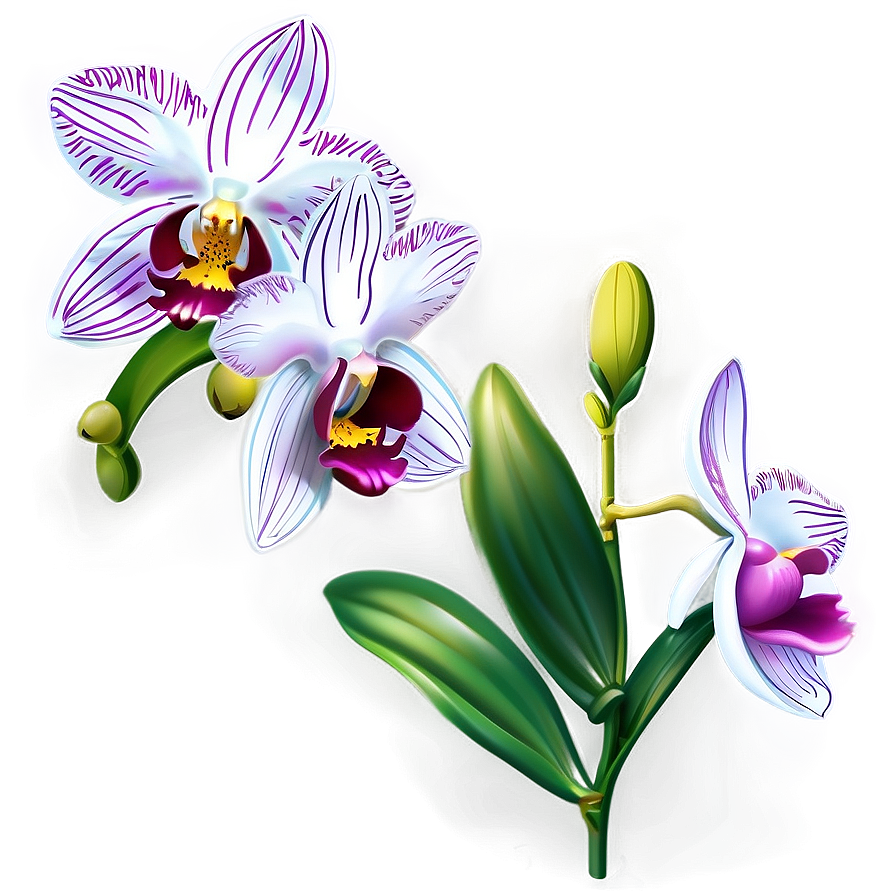 Orchid Spray Png 92