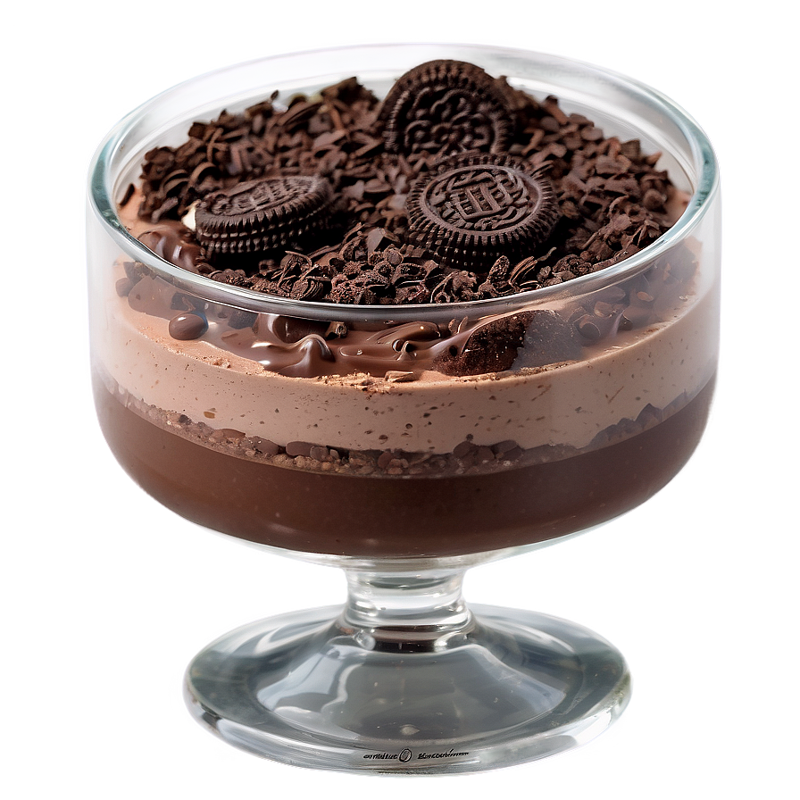 Oreo Chocolate Mousse Dessert Png Dej