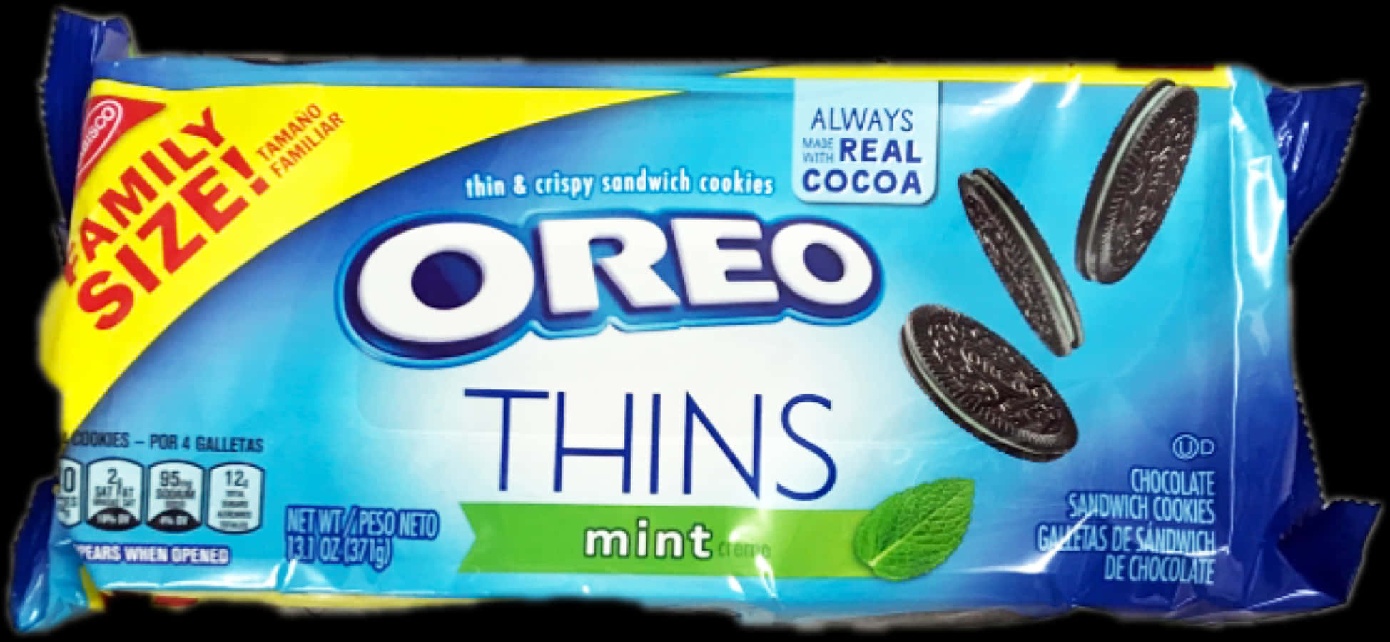 Oreo_ Thins_ Mint_ Family_ Size_ Package