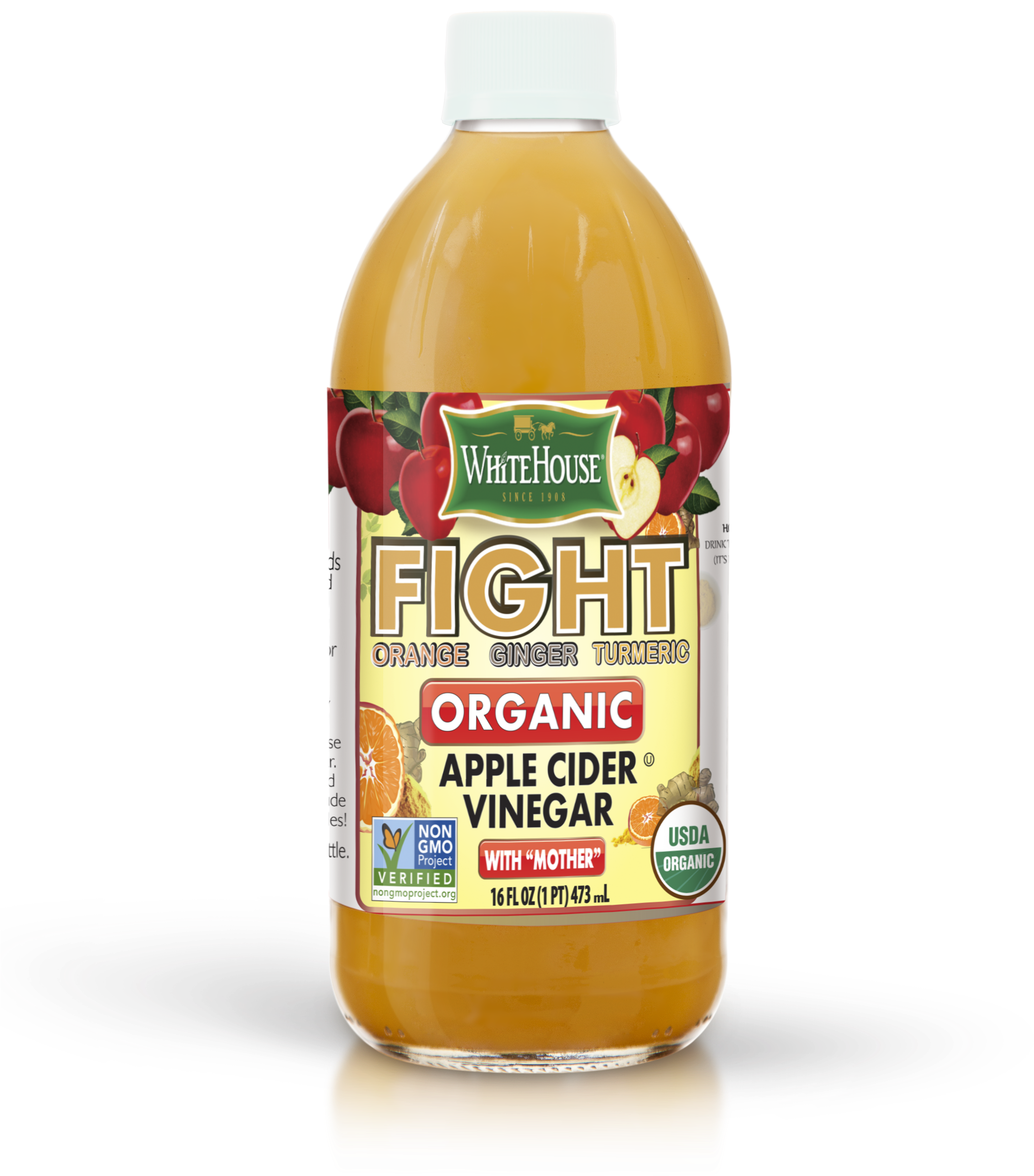 Organic Apple Cider Vinegar Bottle