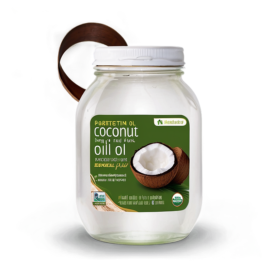 Organic Coconut Oil Bottle Png 66