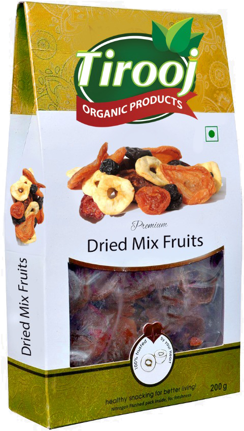 Organic Dried Mix Fruits Packaging