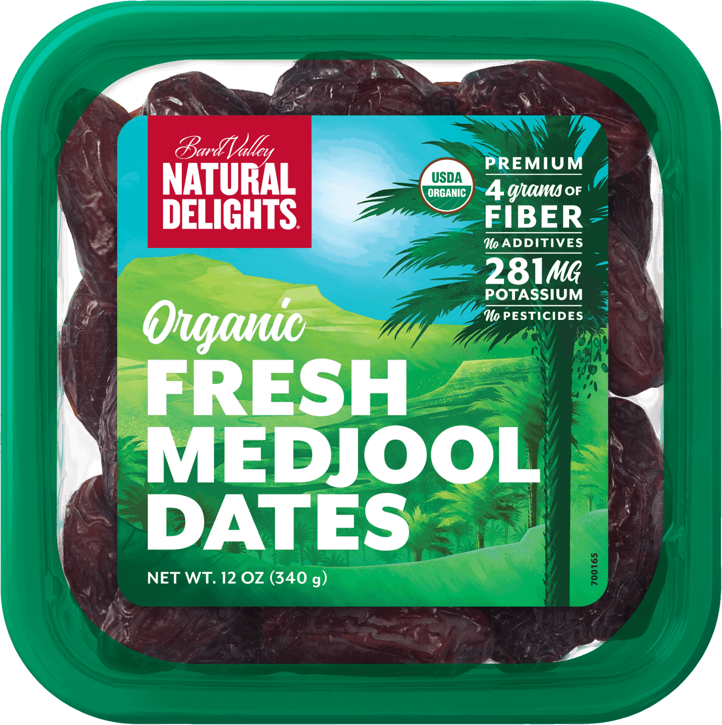 Organic Fresh Medjool Dates Packaging