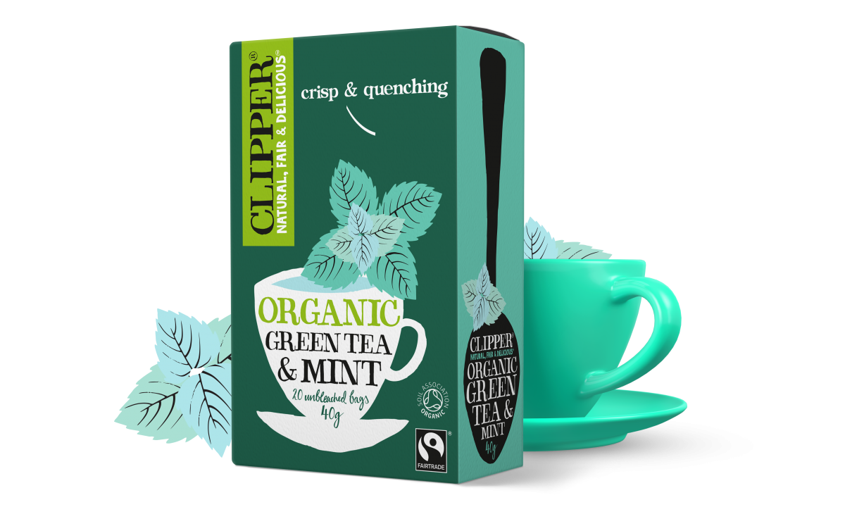 Organic Green Tea Mint Packaging