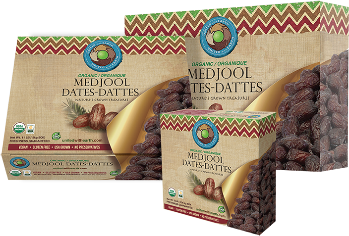 Organic Medjool Dates Packaging