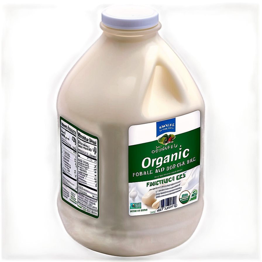 Organic Milk Gallon Bottle Png 54