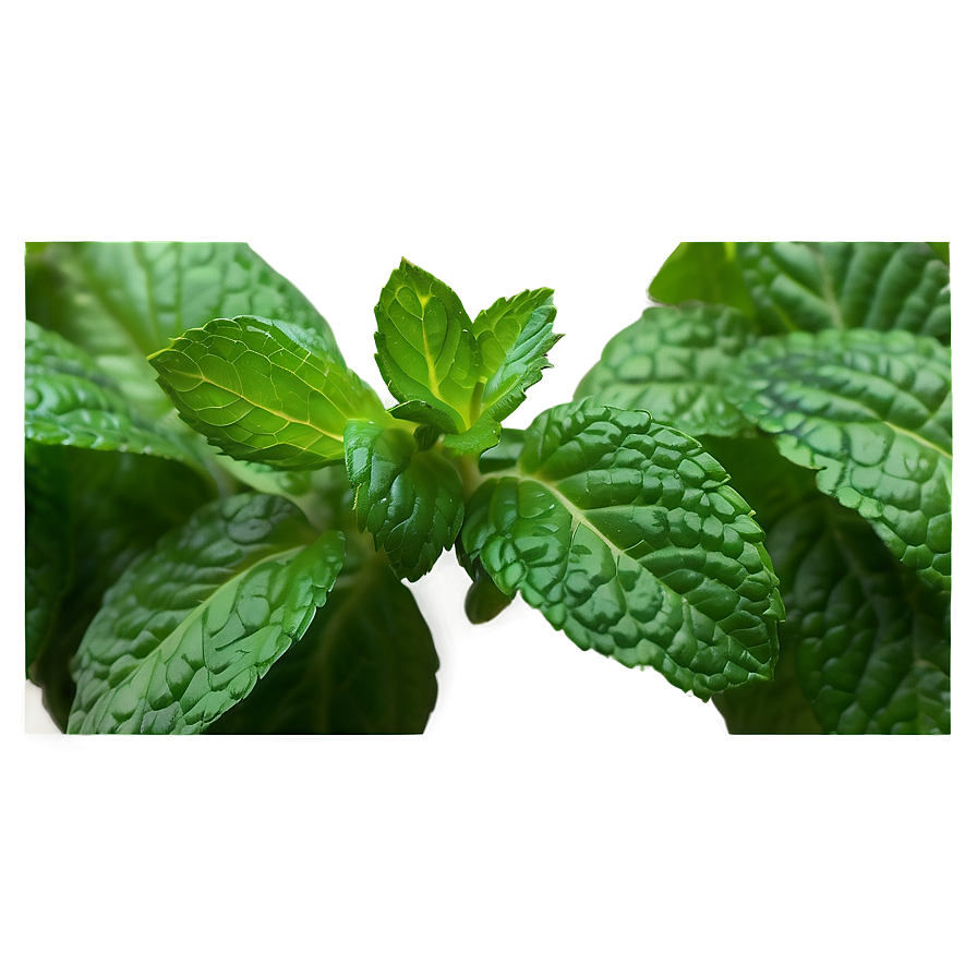 Organic Mint Leaf Png Sjt