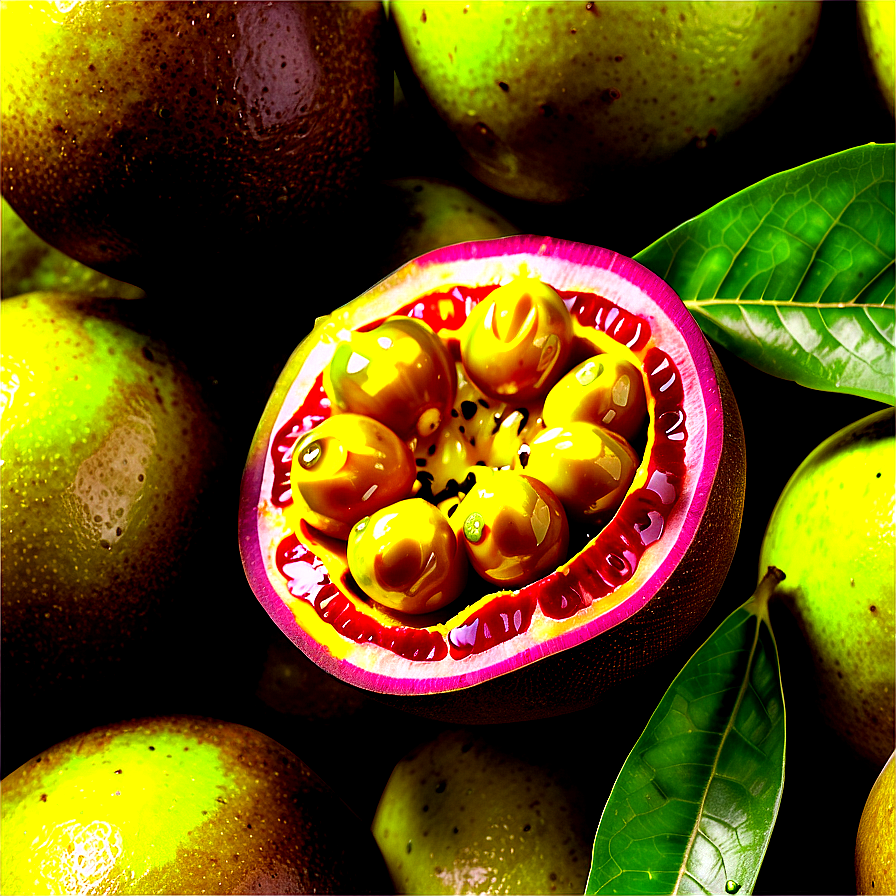 Organic Passion Fruit Harvest Png Tsd