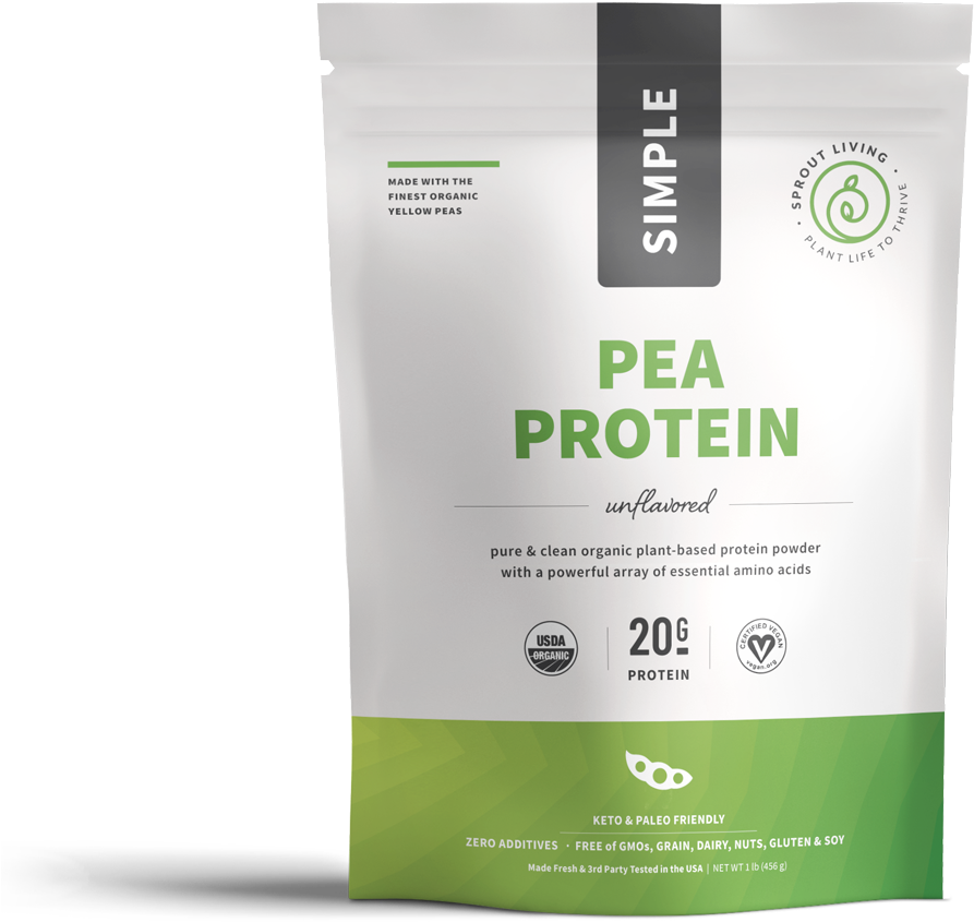 Organic Pea Protein Powder Package