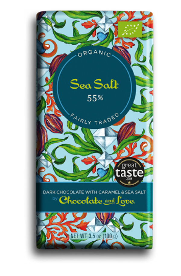 Organic Sea Salt Dark Chocolate Bar