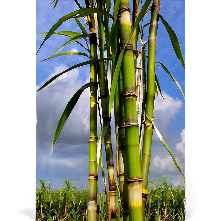 Organic Sugarcane Field Png Srh