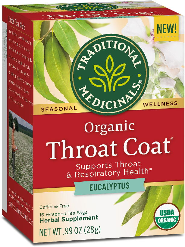 Organic Throat Coat Tea Box