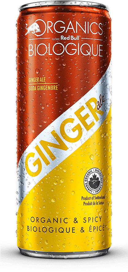 Organics Red Bull Ginger Ale Can