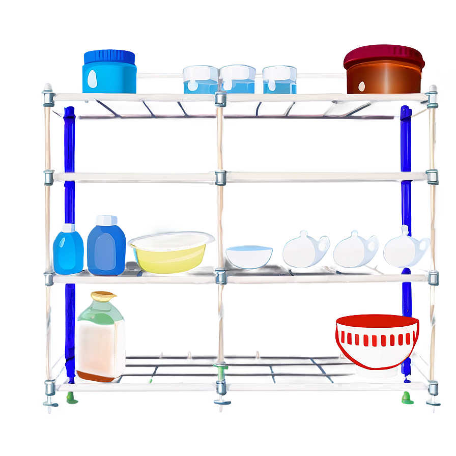 Organized Baking Ingredients Cabinet Png Sae13