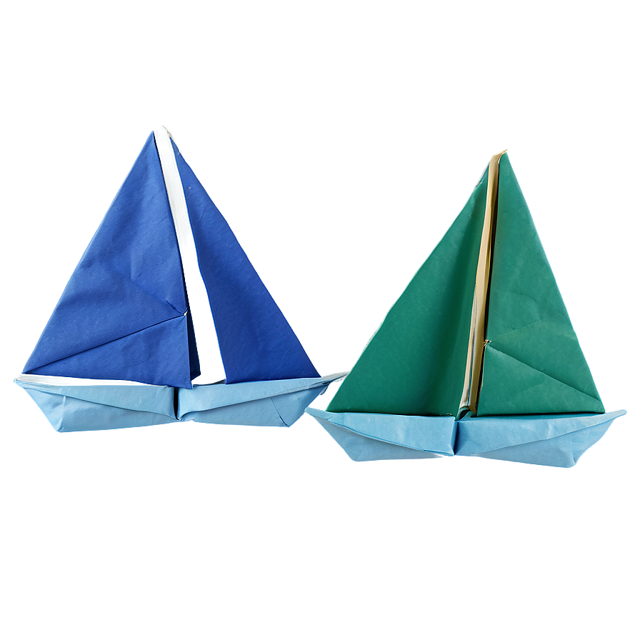 Origami Sailboat Tutorial Png 74