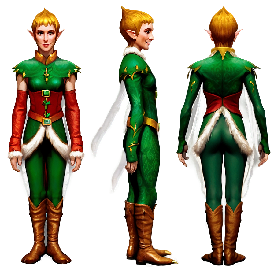 Original Elf Body Design Png 25