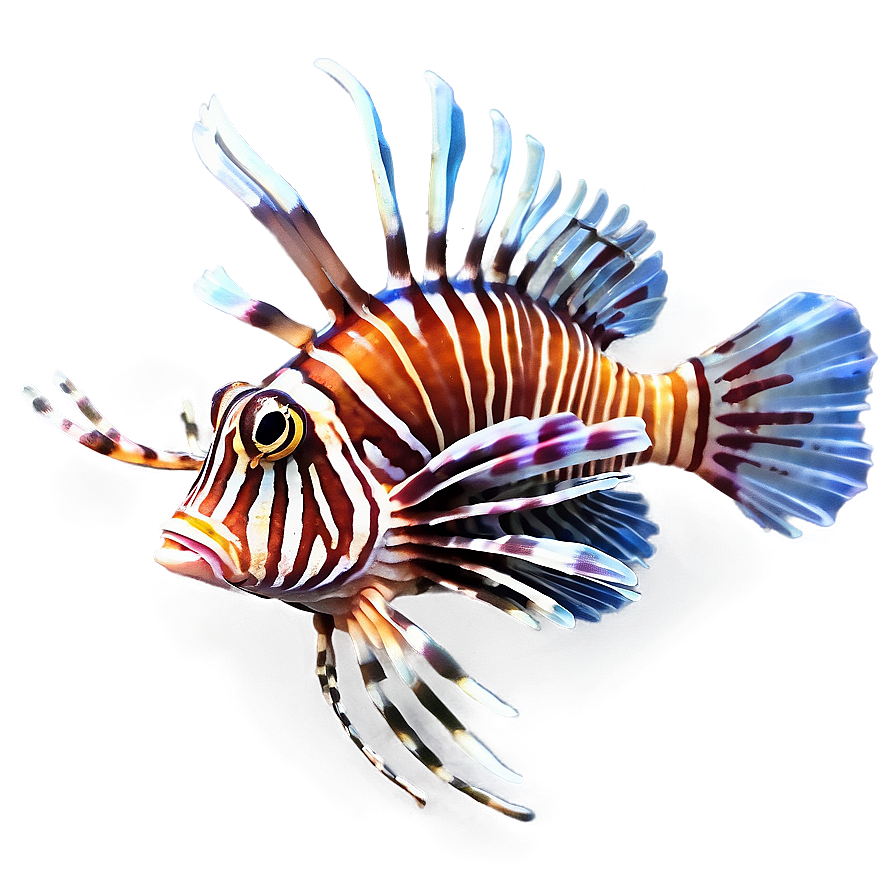 Ornamental Lionfish Png Wja