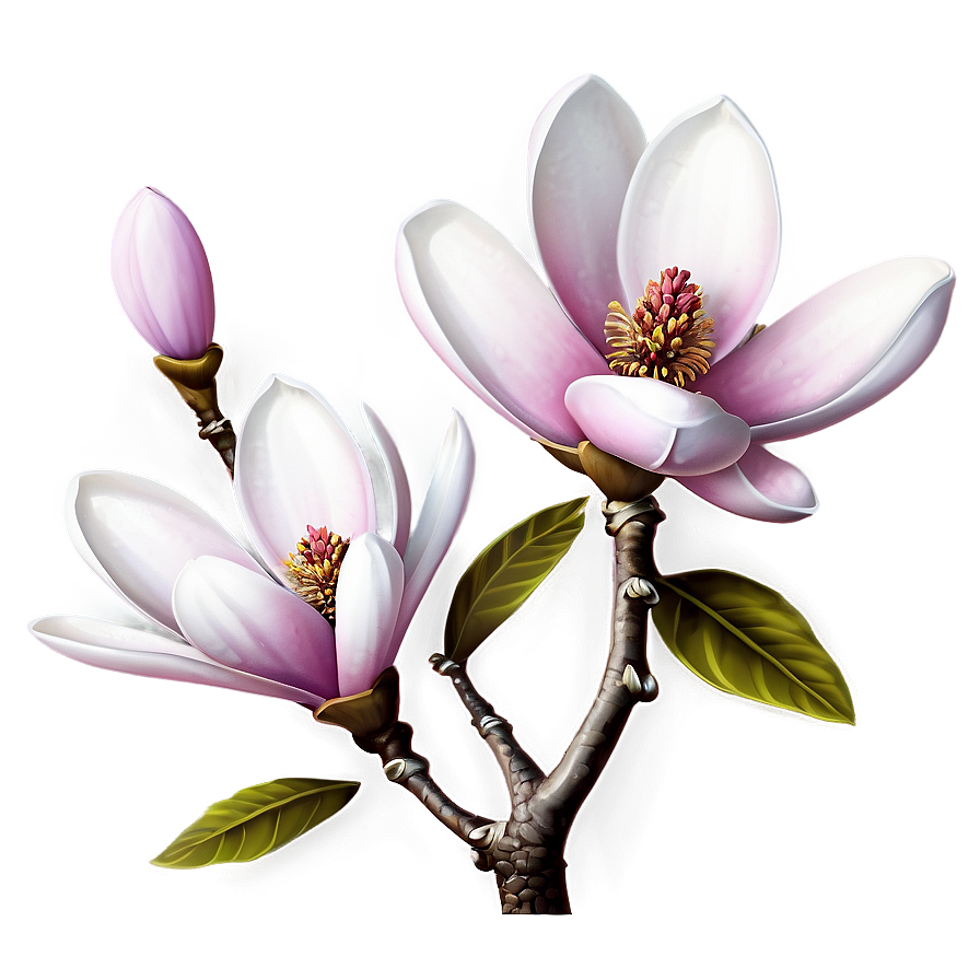 Ornamental Magnolia Flower Png 06252024