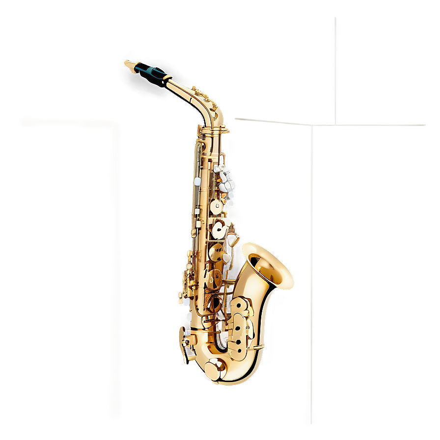 Ornate Alto Saxophone Png Pwm27