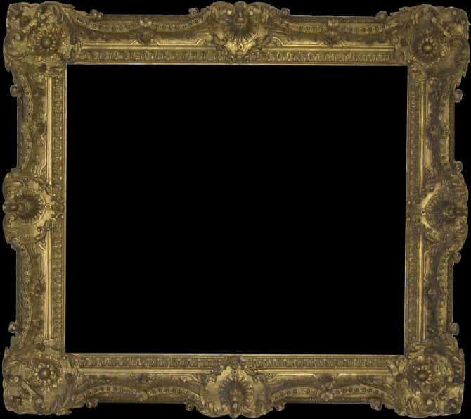 Ornate Antique Gold Frame