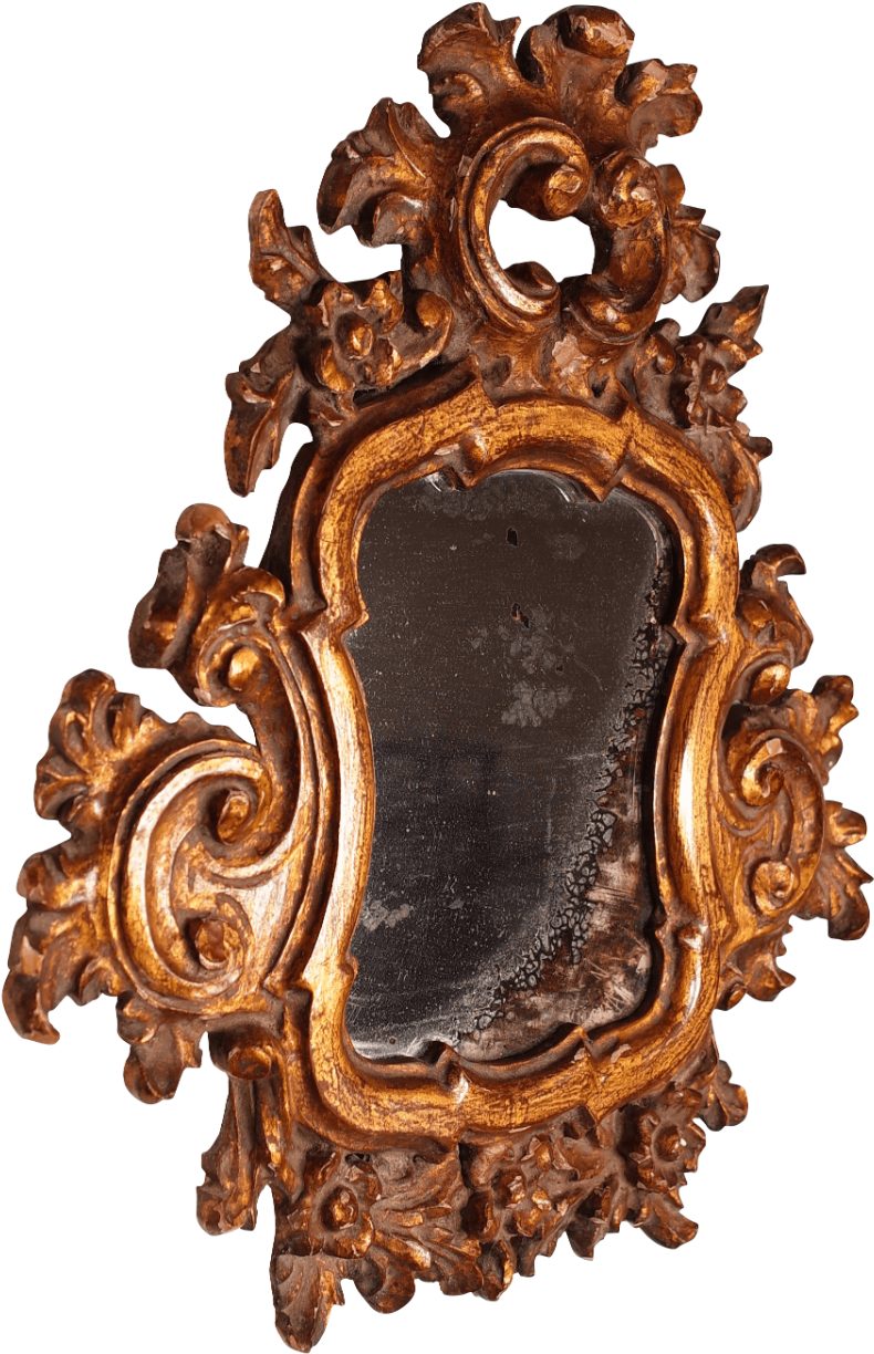 Ornate Antique Mirror Frame
