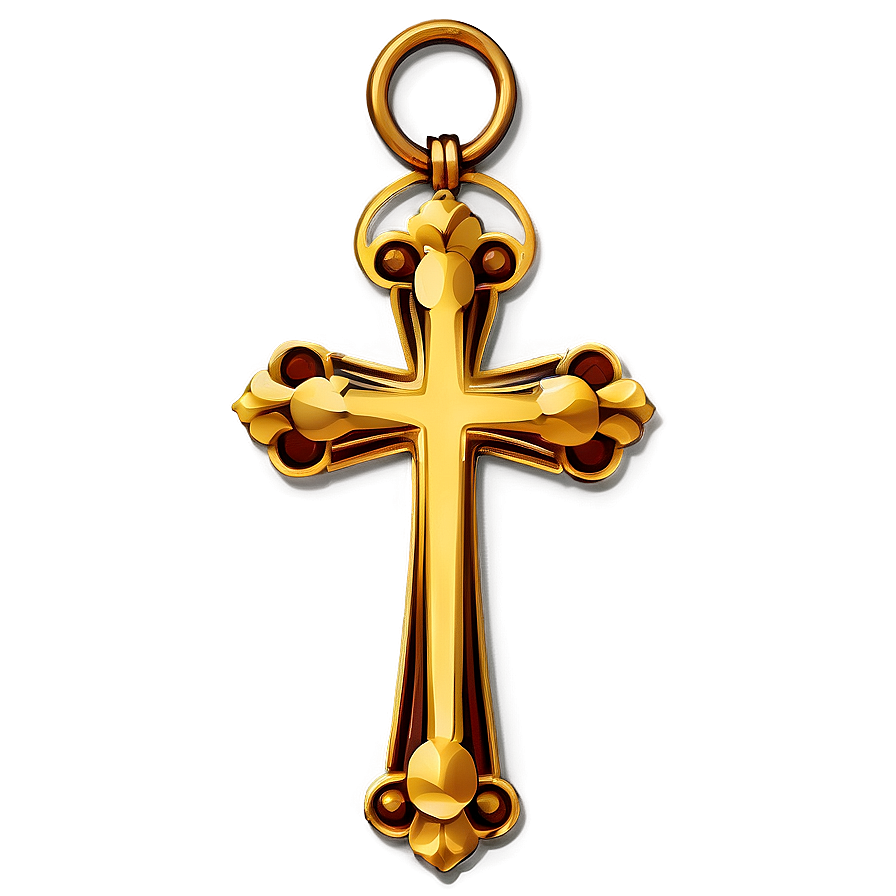 Ornate Catholic Cross Clipart Png 06122024