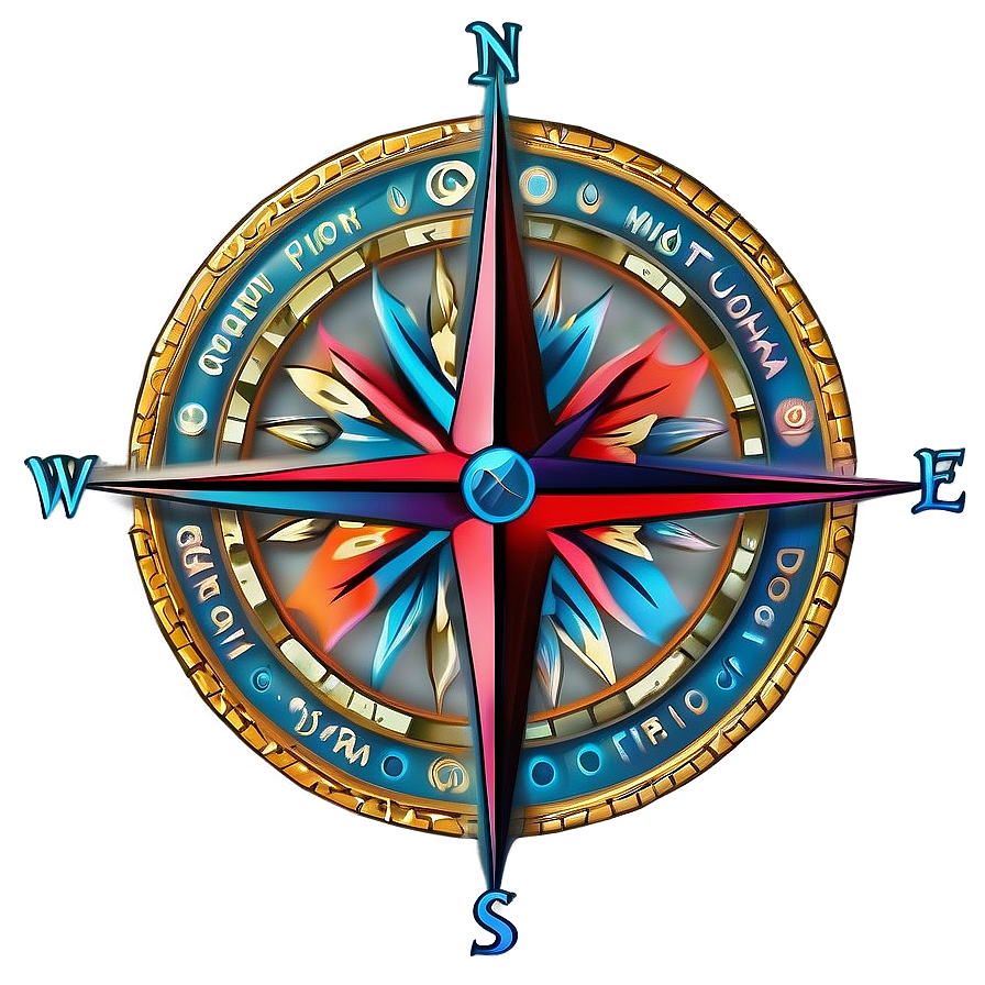 Ornate Compass Rose Png Dwq61