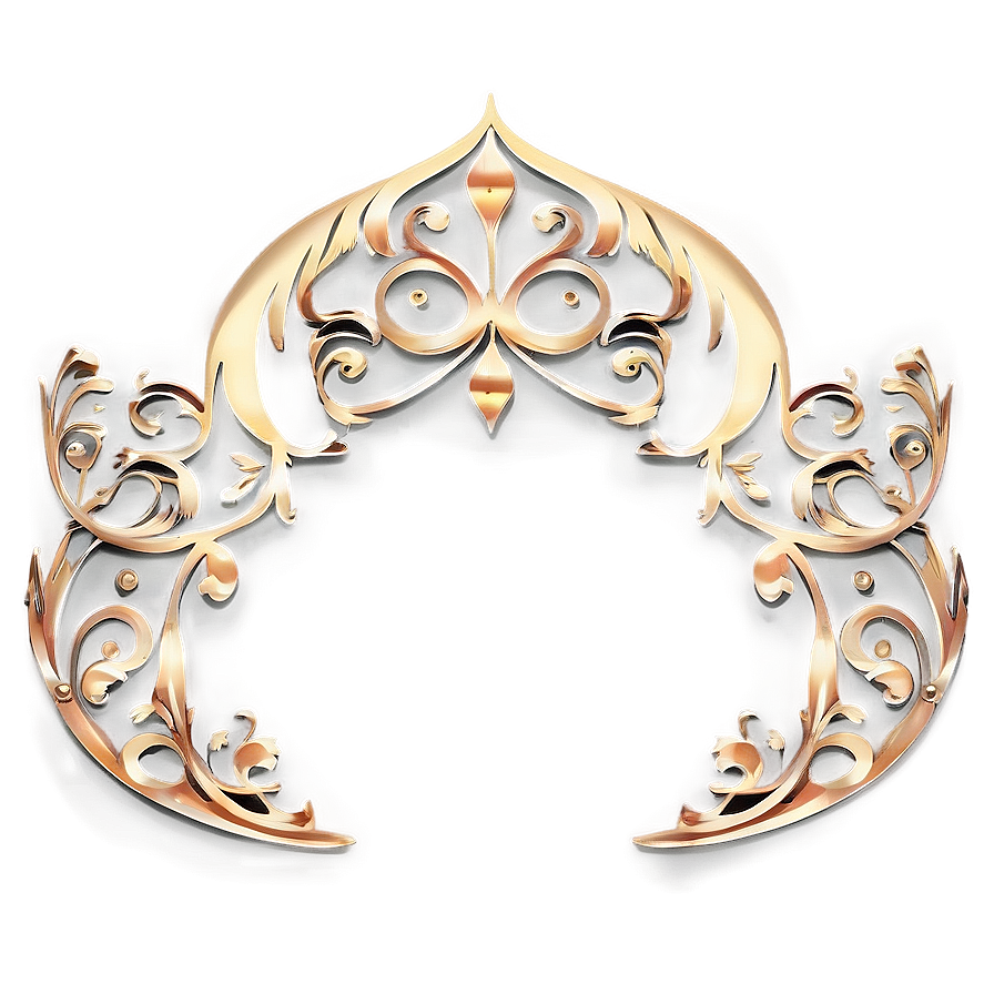 Ornate Filigree Decoration Png 11