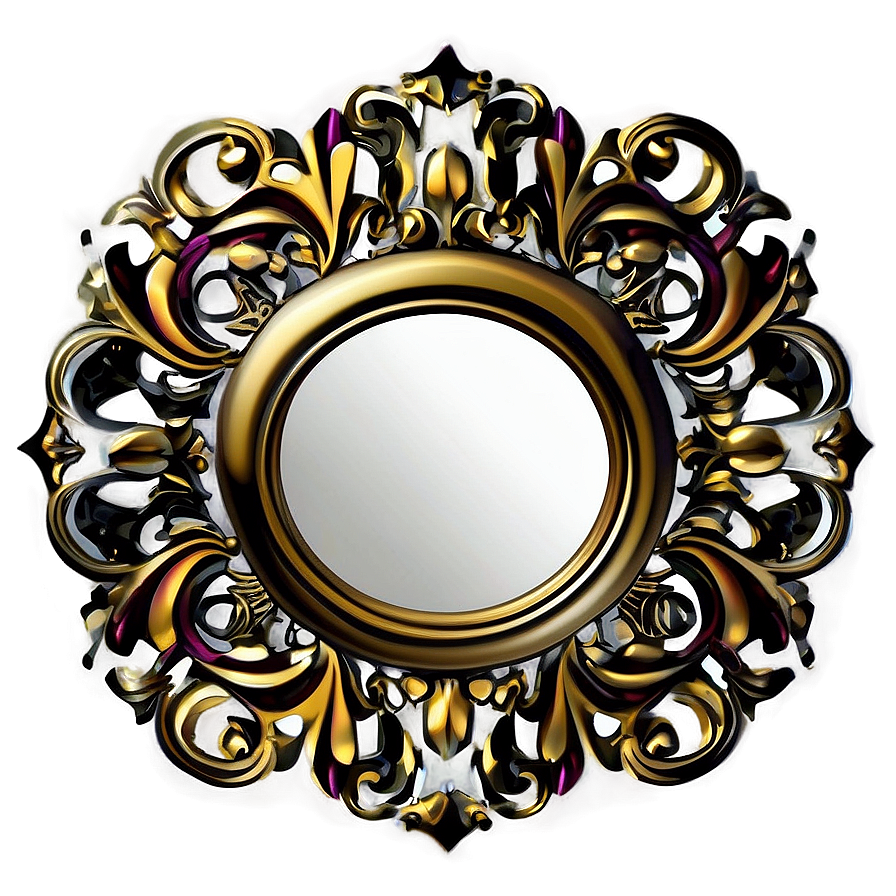 Ornate Frame Design Png 16