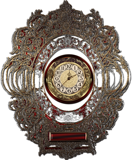 Ornate Gemstone Encrusted Clock