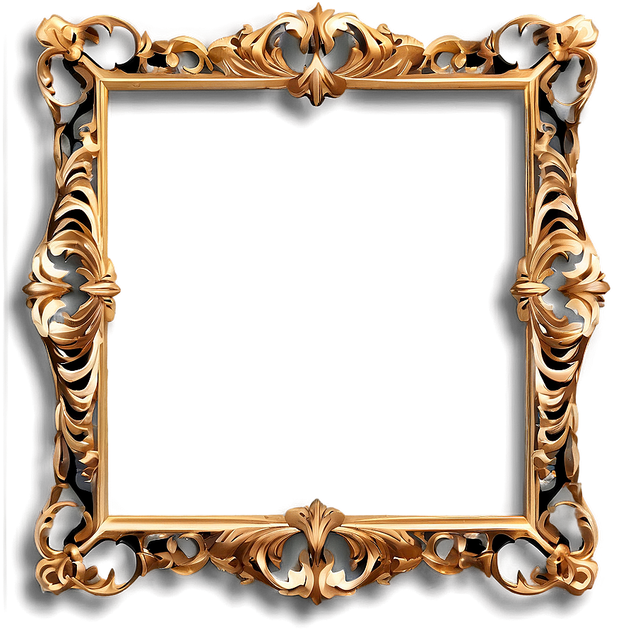 Ornate Gold Frame Png Gor