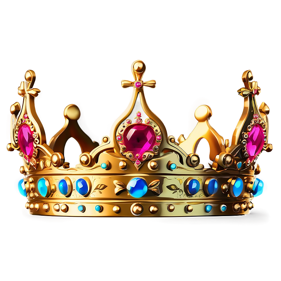 Ornate Golden Crown Png 06282024