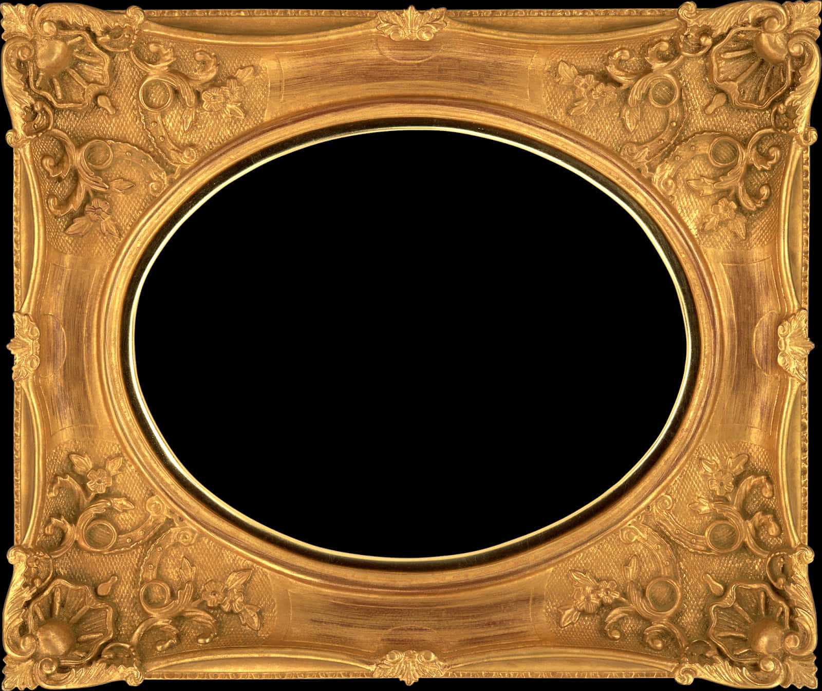 Ornate Golden Photo Frame