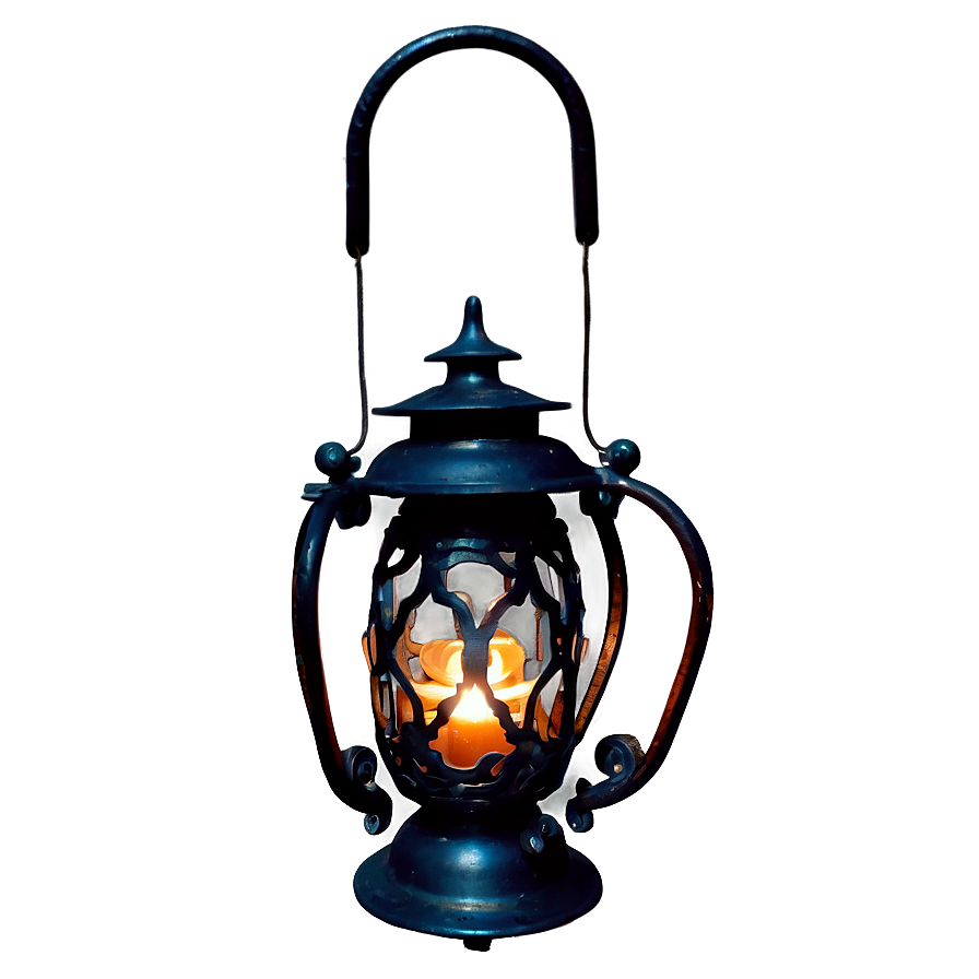 Ornate Iron Lantern Png Byk34