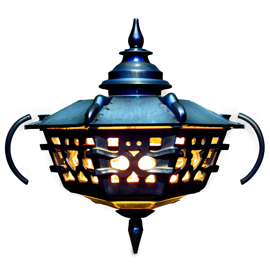 Ornate Iron Lantern Png Nrj61