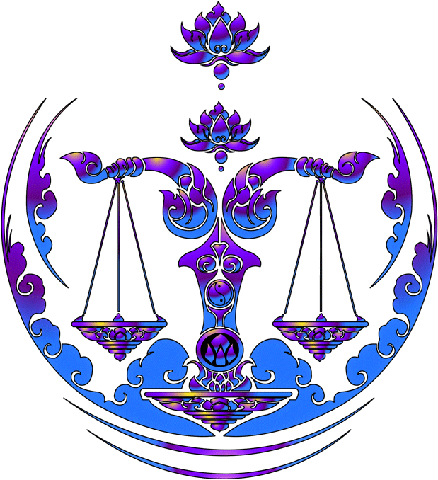 Ornate Libra Symbol Art