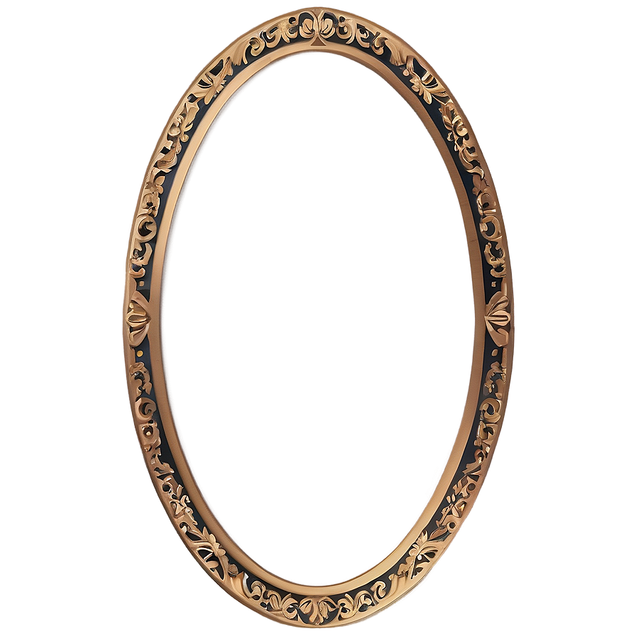 Ornate Oval Border Png Enh